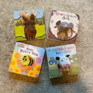 3/ $15 Baby Finger Puppet Books
